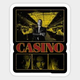 casino grunge Sticker